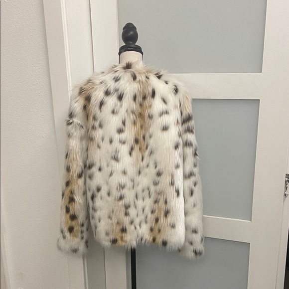 7 For All Mankind Cream and Tan Teddy Jacket - Picture 4 of 4